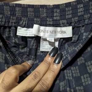 Patterned Silk Pants